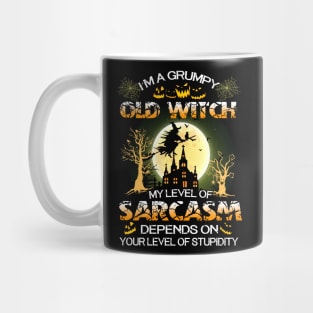 I'm a Grumpy Old WitchT Shirt Funny Halloween Gifts Shirt Mug